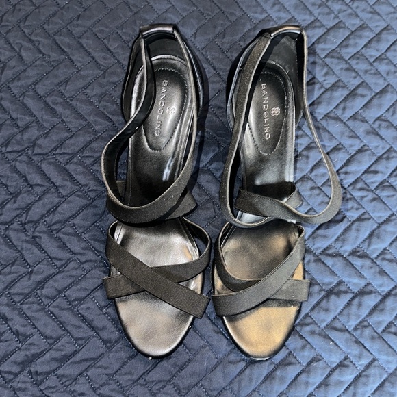 Bandolino black strappy open heels size 9! - Picture 2 of 7